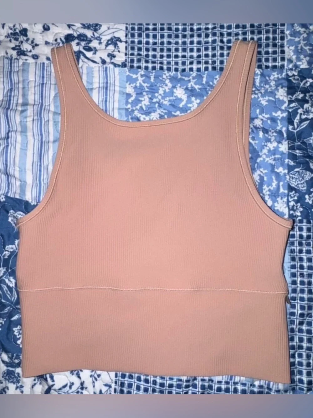 lululemon athletica Ribbed Peach Tank Top